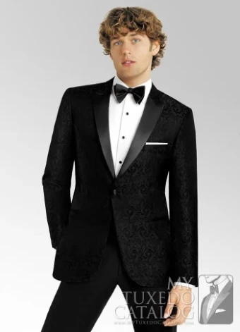 Thomas Brothers Black Paisley Chase Tuxedo #0 Black Paisley thumbnail