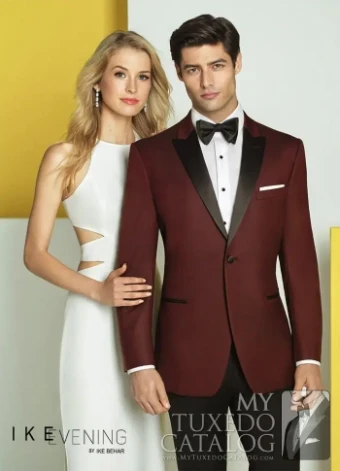 Thomas Brothers 333 - Burgundy Marbélla Tuxedo #0 Burgundy thumbnail