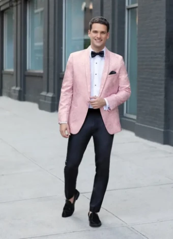 Thomas Brothers 404 - Quartz Pink Aries Paisley Tuxedo #0 Quartz Pink thumbnail