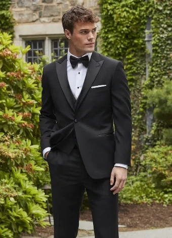 Thomas Brothers 635 - Black Hunter Tuxedo #0 Black thumbnail