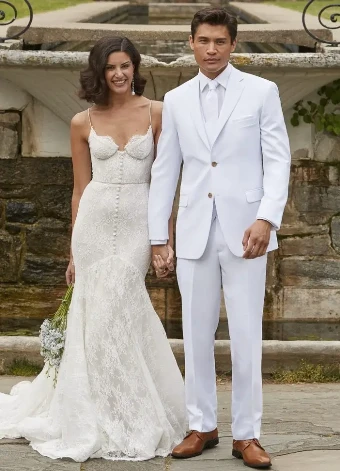 Thomas Brothers 700 - White Aragon Suit #0 White thumbnail