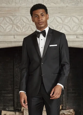 Thomas Brothers Couture Black Power Stretch Tuxedo (Purchase Only) #0 Black thumbnail