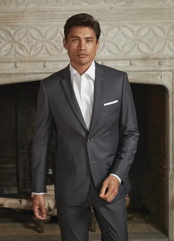 Thomas Brothers Couture Grey Power Stretch Suit (Purchase Only) #0 Grey thumbnail