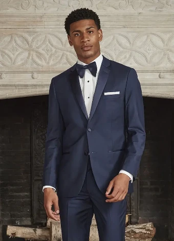 Thomas Brothers Couture Navy Power Stretch Tuxedo (Purchase Only) #0 Navy thumbnail