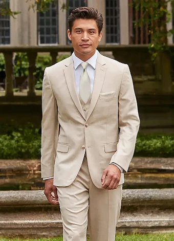Thomas Brothers Couture Tan Power Stretch Suit (Purchase Only) #0 Tan thumbnail