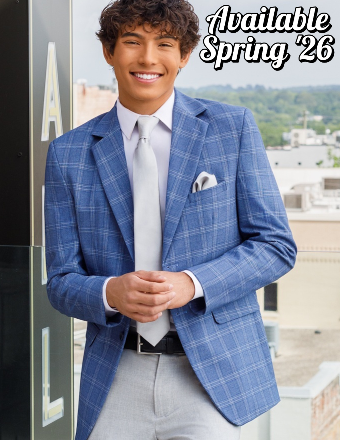 Thomas Brothers Indigo Metro Plaid Sport Coat (Rent or Buy) #0 Indigo thumbnail