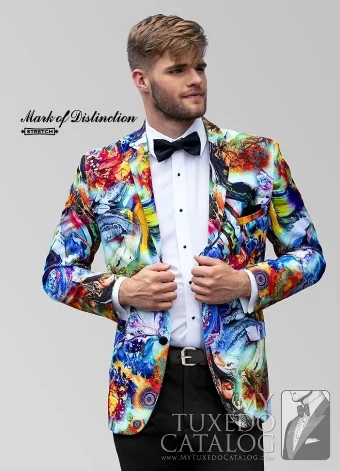 Thomas Brothers PM1068 - Multicolor Hendrix Tuxedo #0 MULTICOLOR thumbnail
