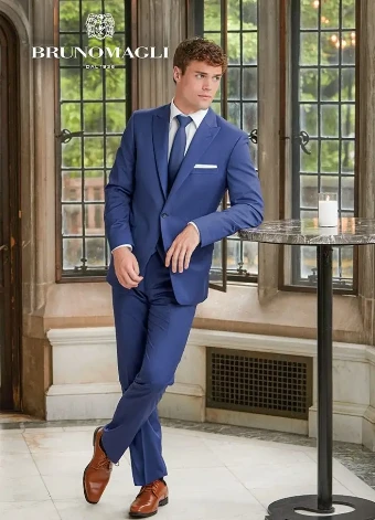 Thomas Brothers PM1085 - Marine Blue Enzo Suit #0 Marine Blue thumbnail