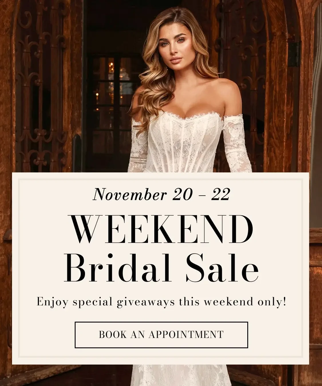 Bridal Sale Banner for Mobile