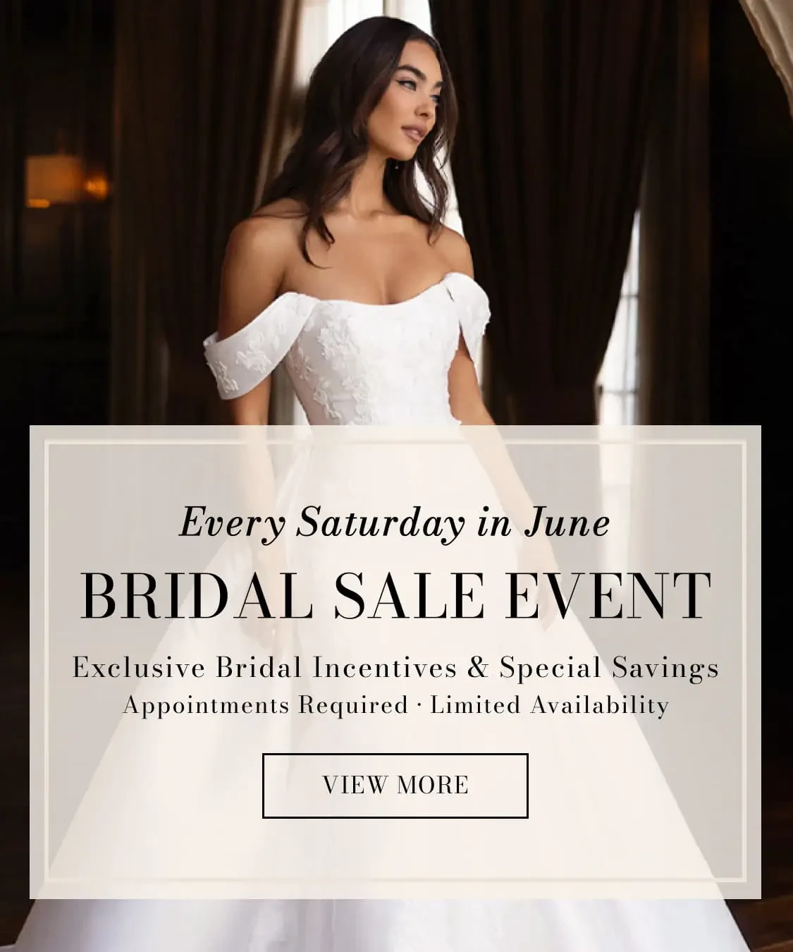 Bridal Sale Banner for Mobile